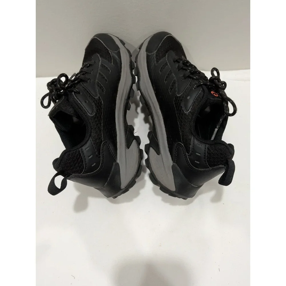 Merrell Moab Speed 2 Low MK267690  Black Waterproof Shoes big Kid  Sz 6